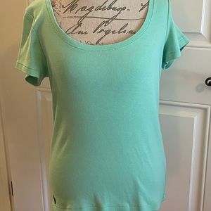 💛 LADIES SOLID MINT GREEN POLO SHIRT BY Ralph Lauren